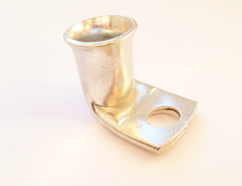 90 Degree Angled Copper Tube Terminals / Eyelet / Battery / Starter / Ring